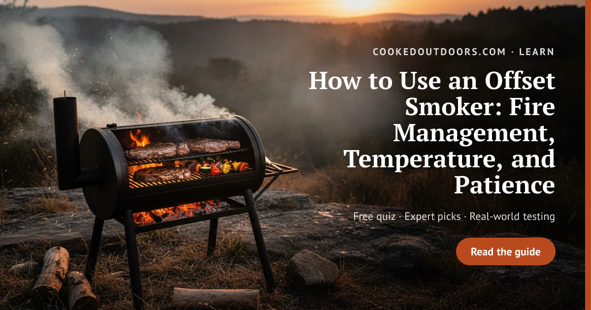 How to Use an Offset Smoker | CookedOutdoors